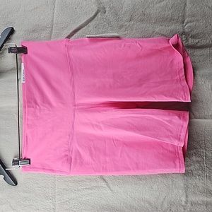 Old Navy High Waist Pink Go-Dry Bike Short